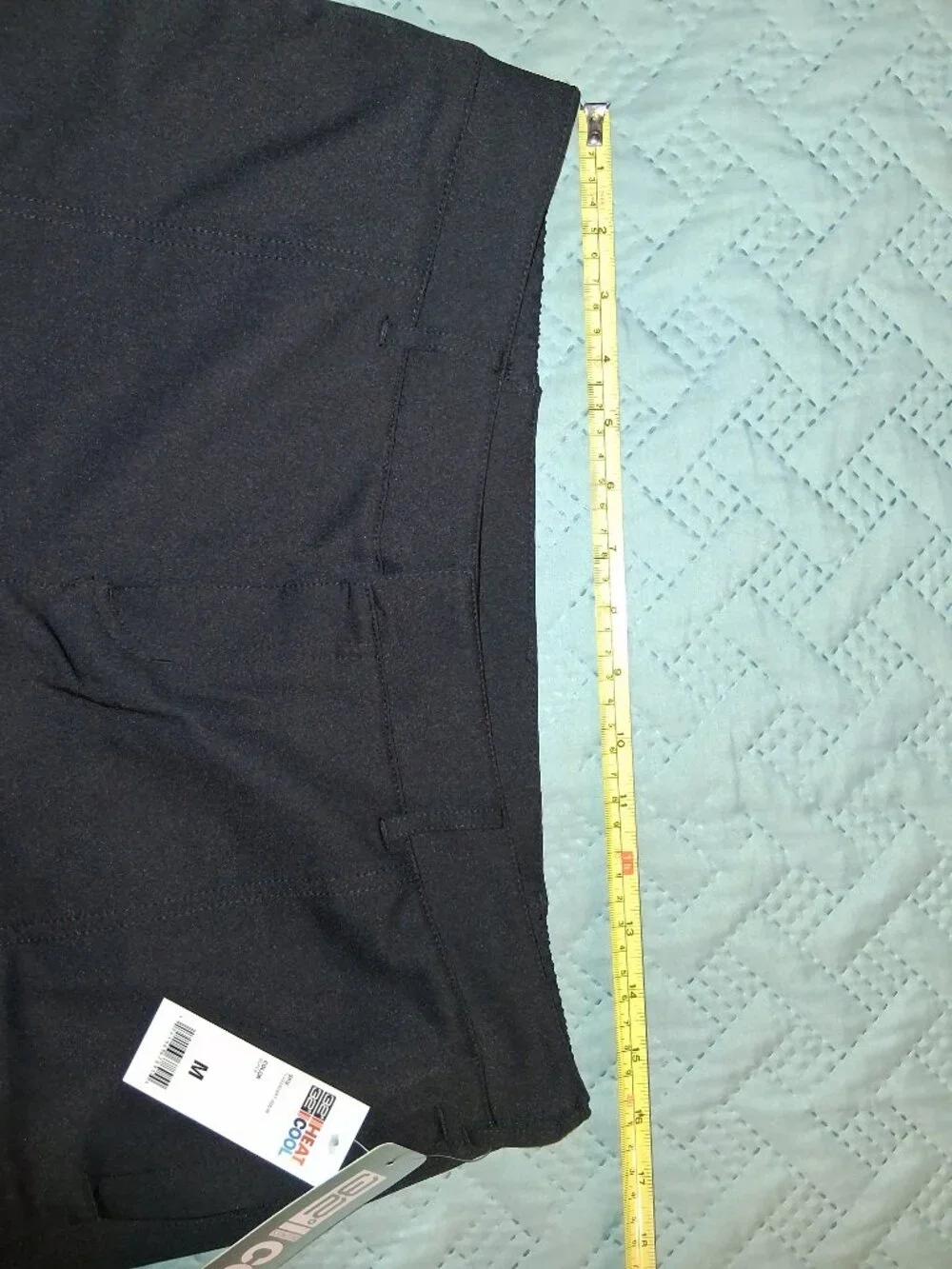 NEW 32 Degrees Black Women's Shorts-size M - Picture 3 of 7